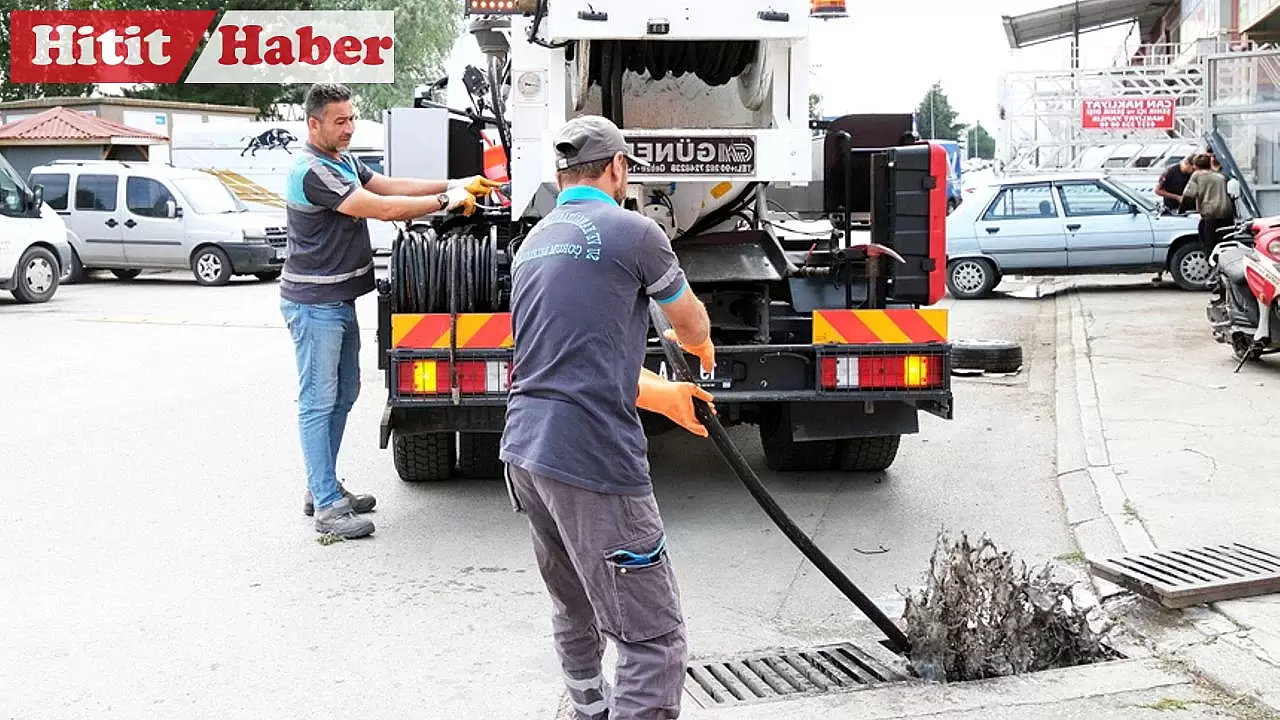 Çorum Belediyesi, Kuvvetli Yağışlar İçin Önlem Alıyor