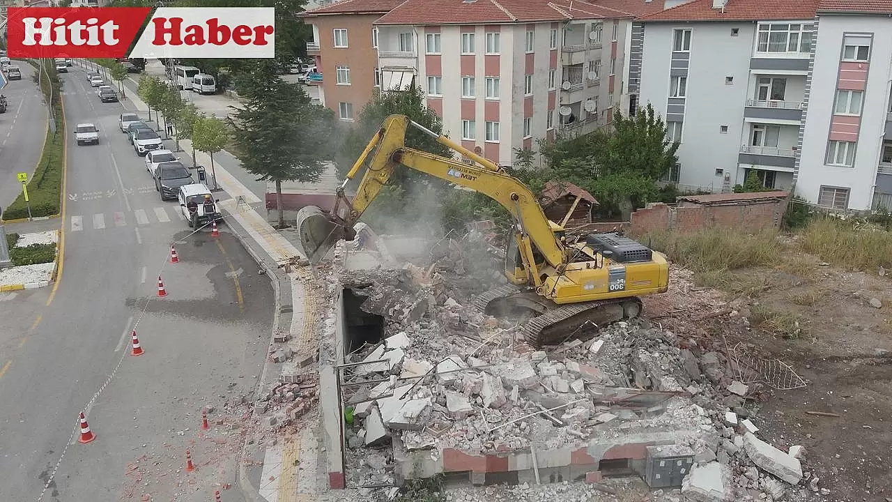 Çorum Belediyesi'nden Şehir Merkezinde Yeni Bulvar