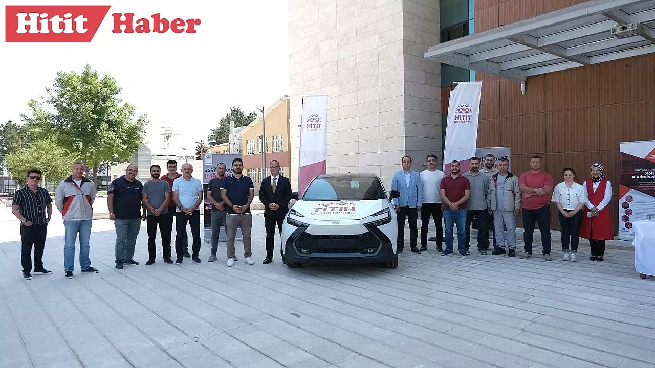 Hitit Üniversitesi, Toyota'dan Hibrit Araç Hibe Aldı