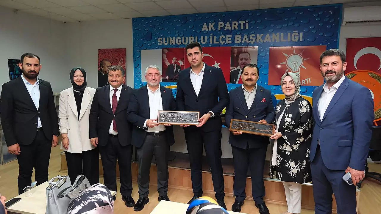 Sungurlu AK Parti İlçe Başkanlığı Görevinde Devir Teslim Töreni