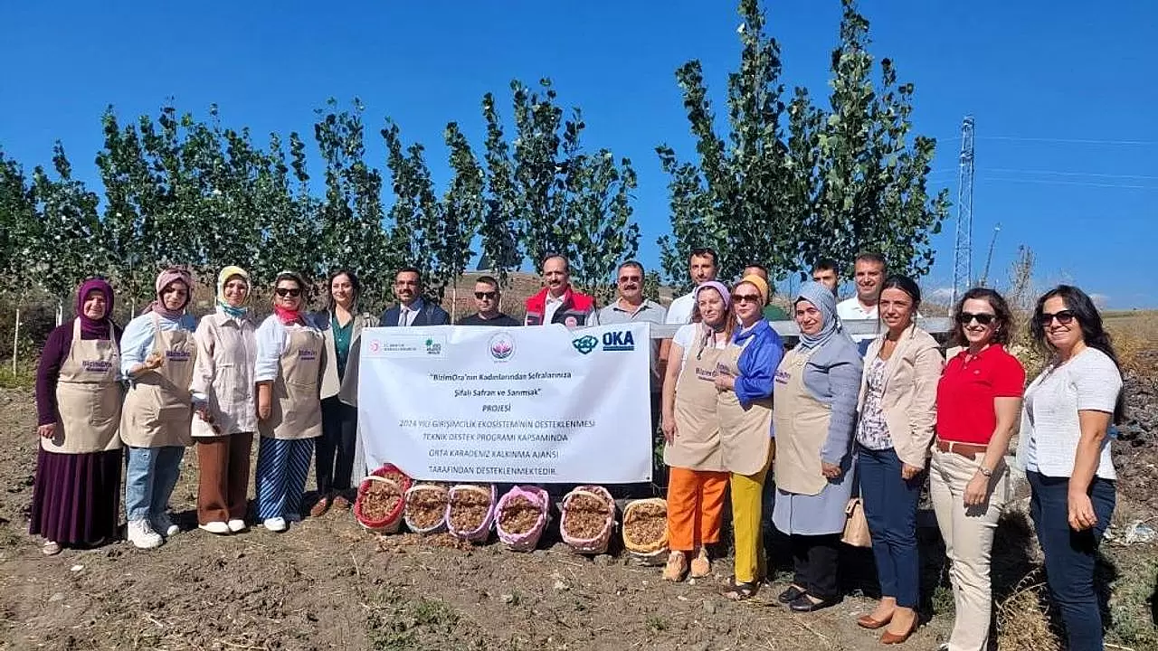 Orta Karadeniz Kadın Kooperatifi Safran ve Sarımsak Üretiminde Dijital Dönüşümü Gerçekleştiriyor