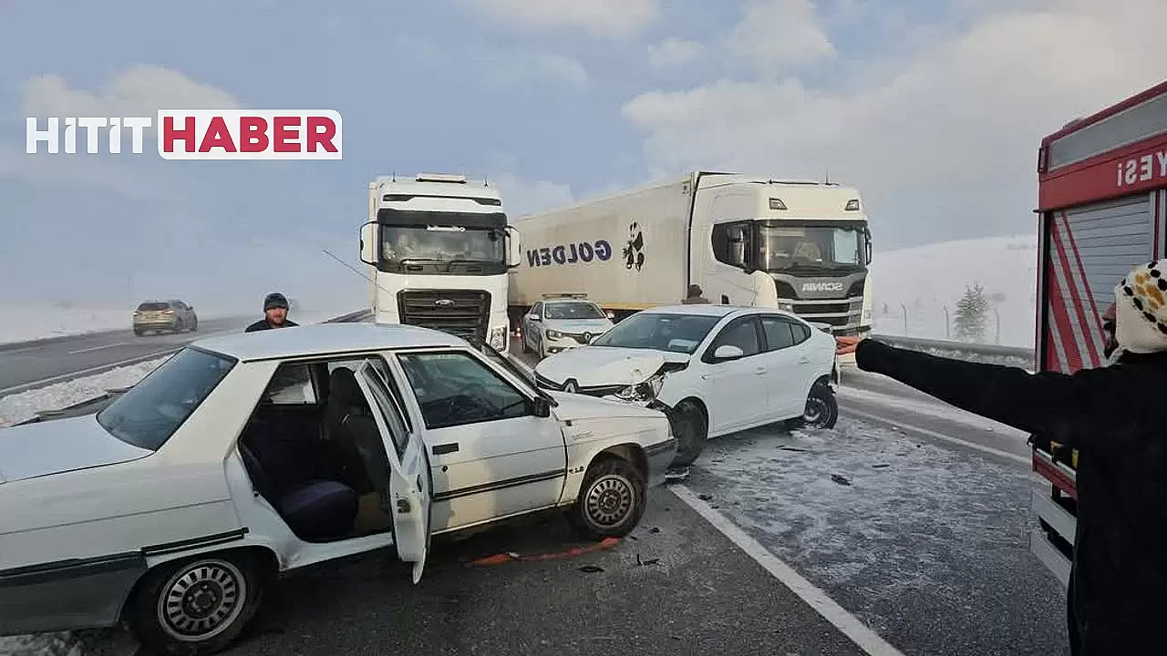 Çorum-Samsun Karayolunda Zincirleme Kaza: 10 Yaralı!