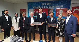 Sungurlu AK Parti İlçe Başkanlığı Görevinde Devir Teslim Töreni