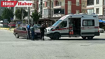 Otomobil ve Ambulans Çarpıştı: Osmancık Caddesi'nde Trafik Kazası!