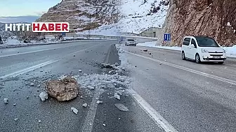 Kırkdilim'de Yola Düşen Kaya Parçaları İçin Önlem Alın!