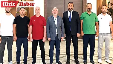 Karate Federasyonu Başkanı Çorum'da İl Yetkilileri ve Belediye Başkanı ile Buluştu