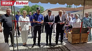 Çorum'un Ortaköy ilçesinde kimsesiz ve SMA hastası çocuklar kermes düzenlendi