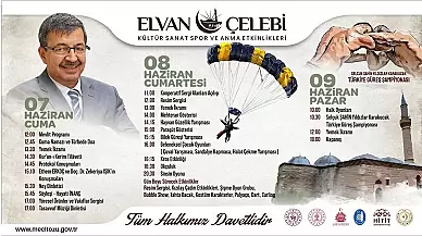 Elvançelebi Köyü'nde Kültür Sanat ve Spor Etkinlikleri Şenliği Başlıyor