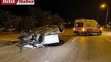 Alaca'da Taksi ile Otomobil Çarpıştı: 1'i Çocuk 6 Yaralı!