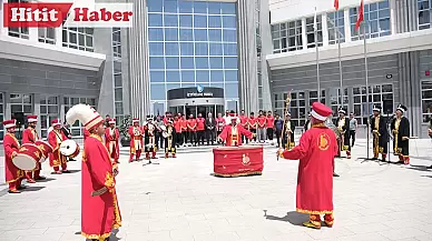 Güreş Süper Ligi Türkiye İkincisi Olan Çorum Belediye Spor Kulubü Mehterle Karşılandı