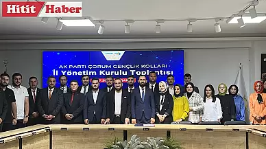 Onur Civan, AK Parti Çorum Gençlik Kolları Başkanlığı'nda yeni yönetimi oluşturdu