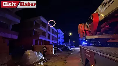 Çorum'da Ailevi Sorunları Olan Kişi İnşaatın Çatısına Çıkarak İntihar Etmek İstedi