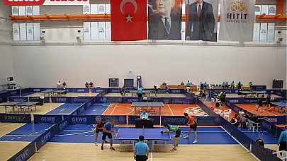 Büyükler Ferdi Masa Tenisi Türkiye Şampiyonası, Çorum'da Heyecanla Başladı!