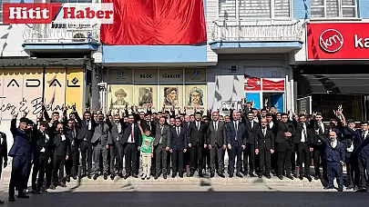 Ülkü Ocakları Genel Başkanı Yıldırım, Çorum teşkilatıyla buluştu