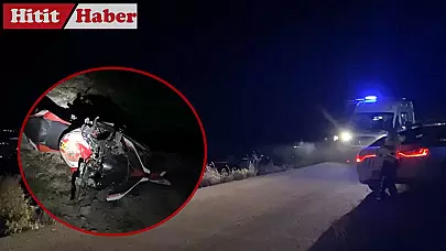 Çorum'da Motosiklet Devrildi: 2 Yaralı Hastaneye Kaldırıldı