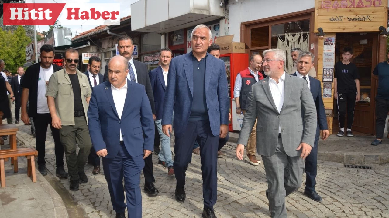 Kültür ve Turizm Bakanı Çorum'da Hitit Eserlerini İnceledi