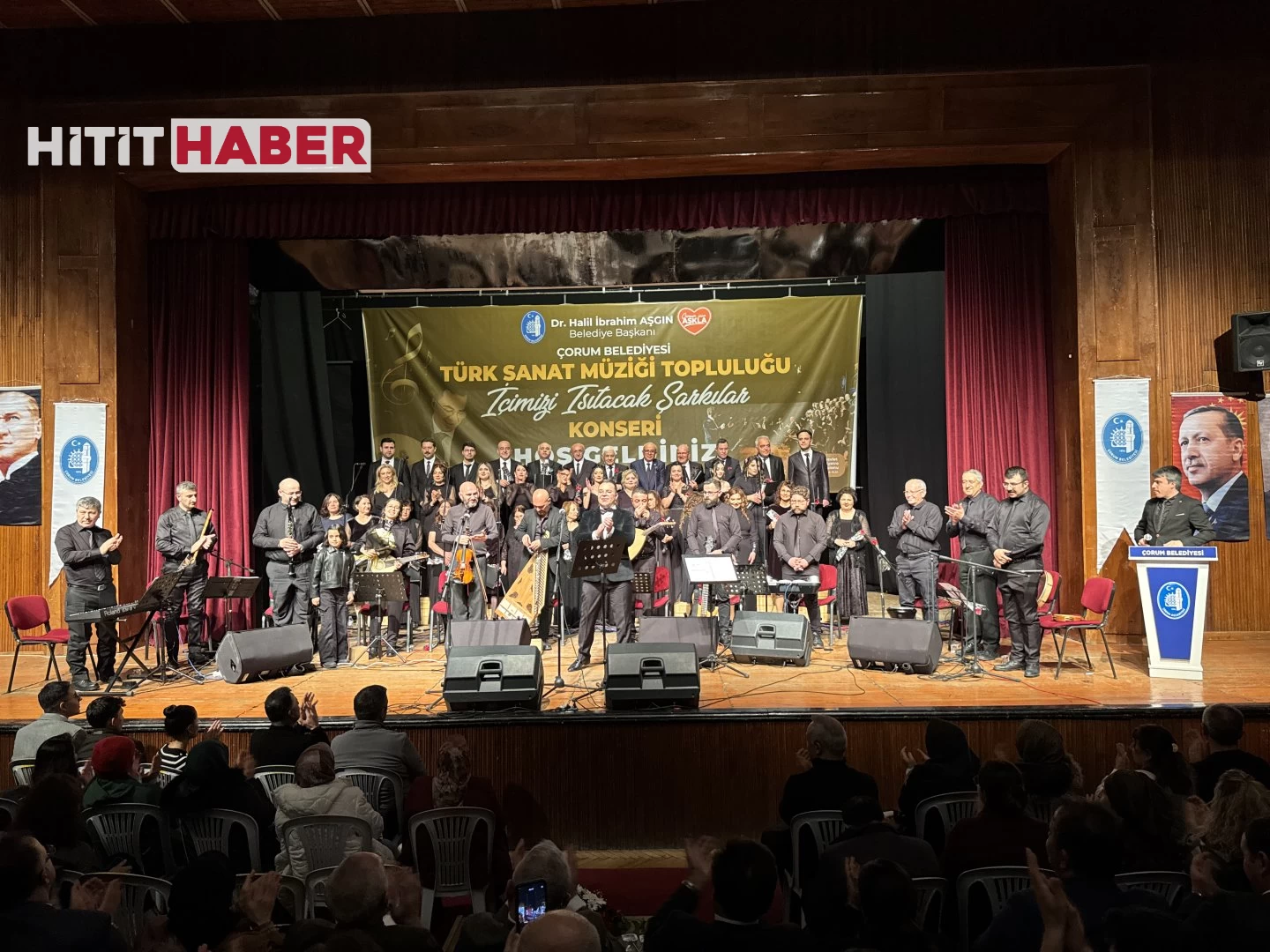 Çorum Belediyesi Türk Sanat Müziği Topluluğu, "İçimizi Isıtan Şarkılar" Konseriyle Büyüledi