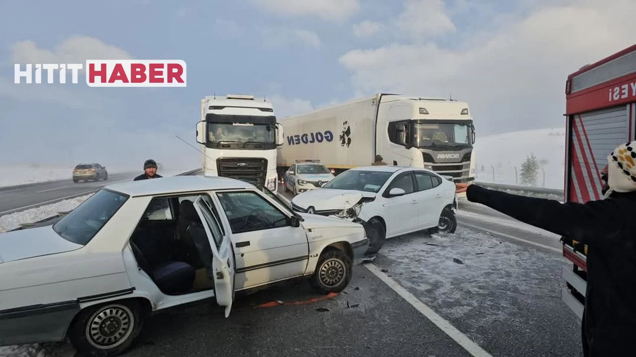 Çorum-Samsun Karayolunda Zincirleme Kaza: 10 Yaralı!